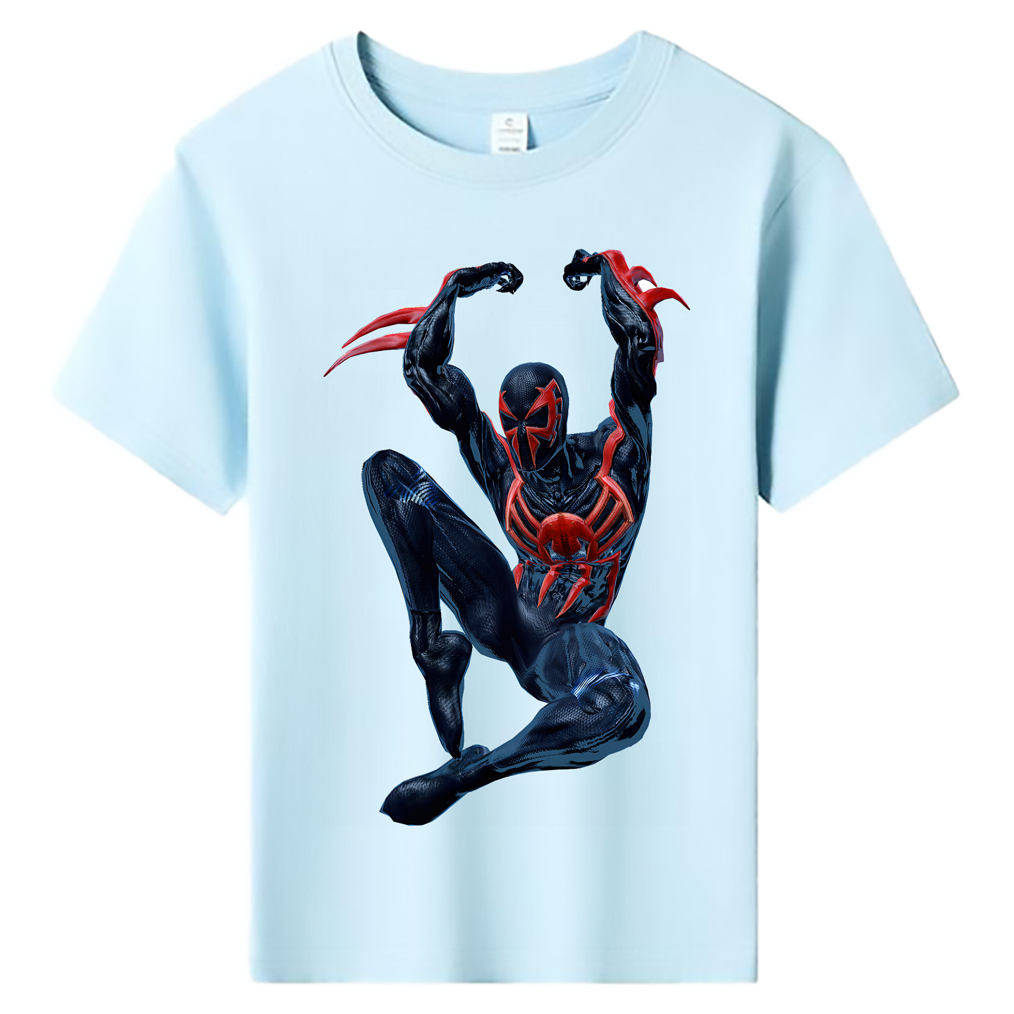 （画像用） Spider Man スパイダーマン 綿100％キッズTシャツ（フロントプリント）